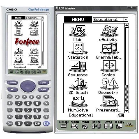 ClassPad 330, Graphing calculator, Argento, AAA (LR03) , 84 x 189,5 x 31 mm - Foto 2